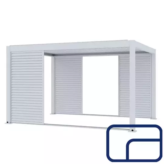 Aluminium Louver Gate 3m