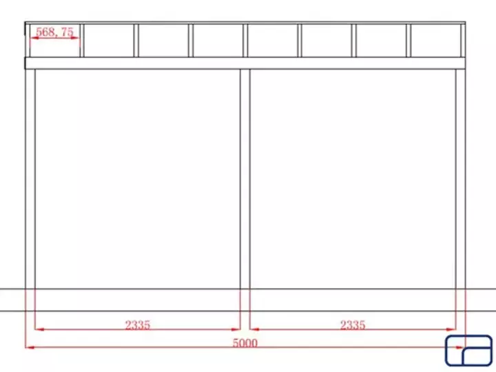 Glass Patio 3x5m