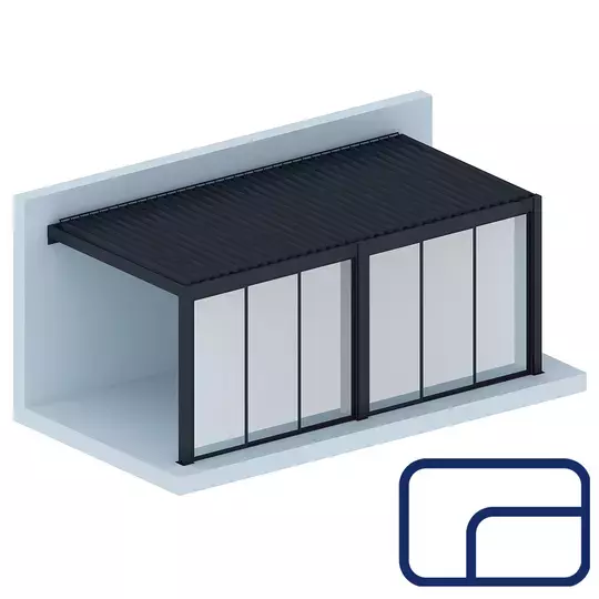 Pergola Glass Sliding Doors 4m/8m
