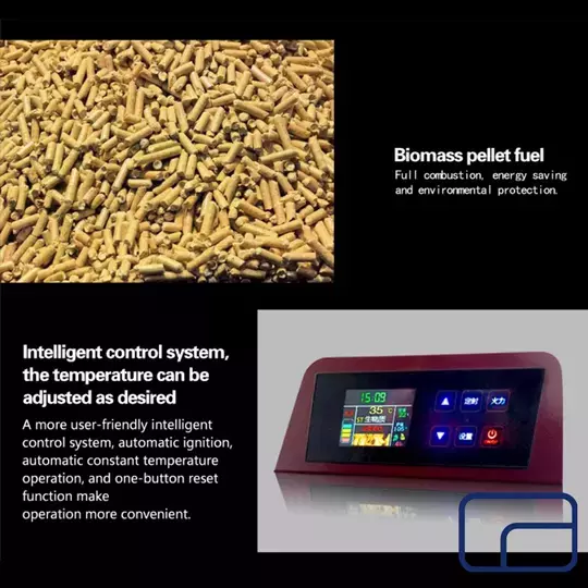 Eco-Friendly Pellet Burning Heater