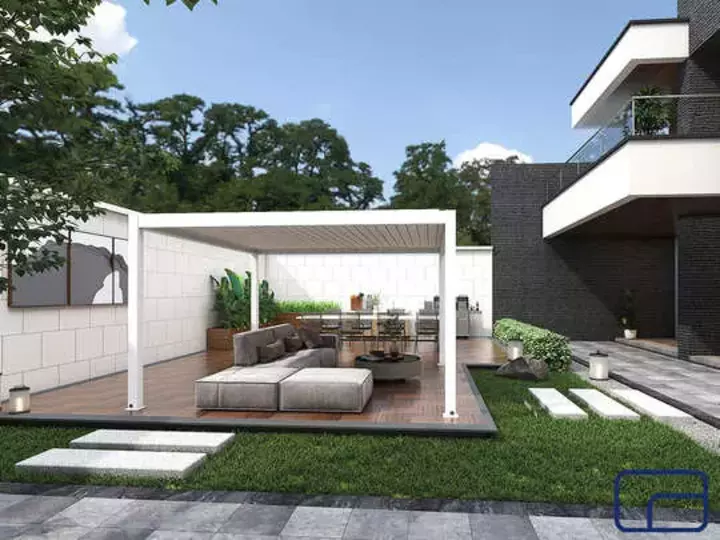 Queen Free Standing Pergola Electric 4x4m