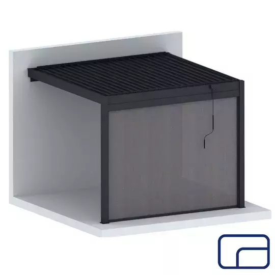 Drop Side Blind for King Pergola Electric 2.5m