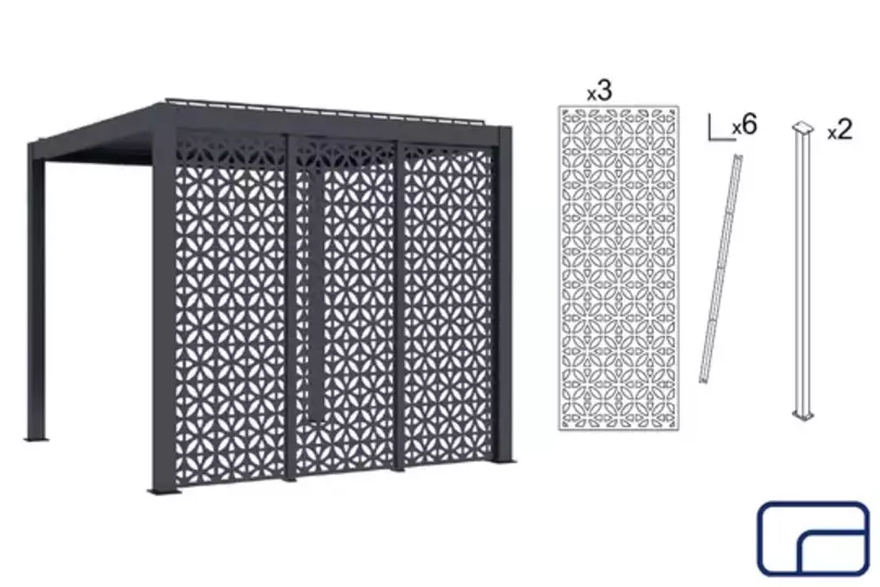 Oriental Laser Cut Panel 3m/6m