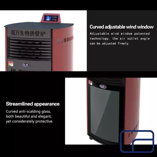 Indoor Pellet Fuel Heater 35kw