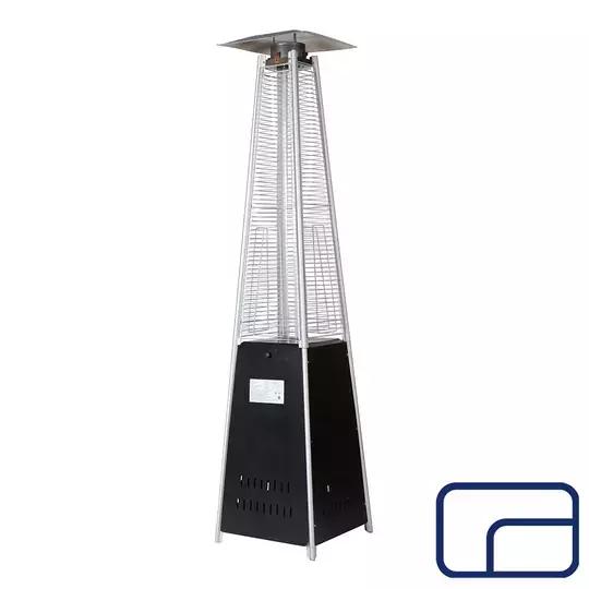 Pyramid Glass Outdoor Patio Heater