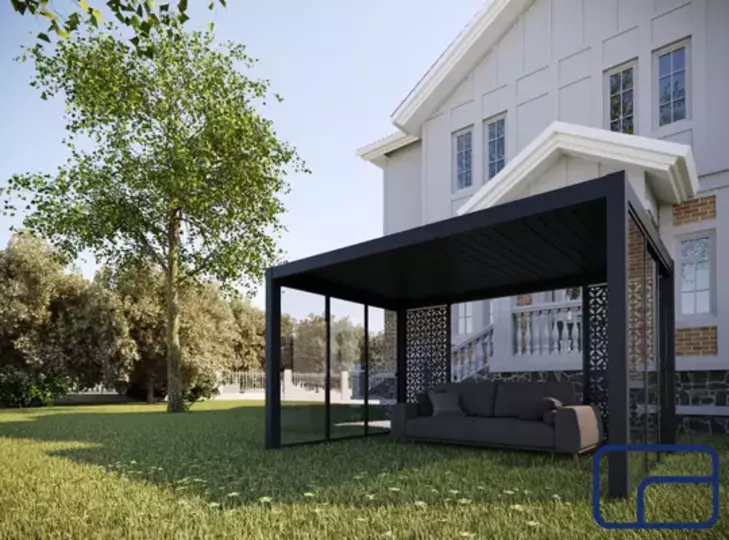 Oriental Laser Cut Panel for 4x8 Pergola