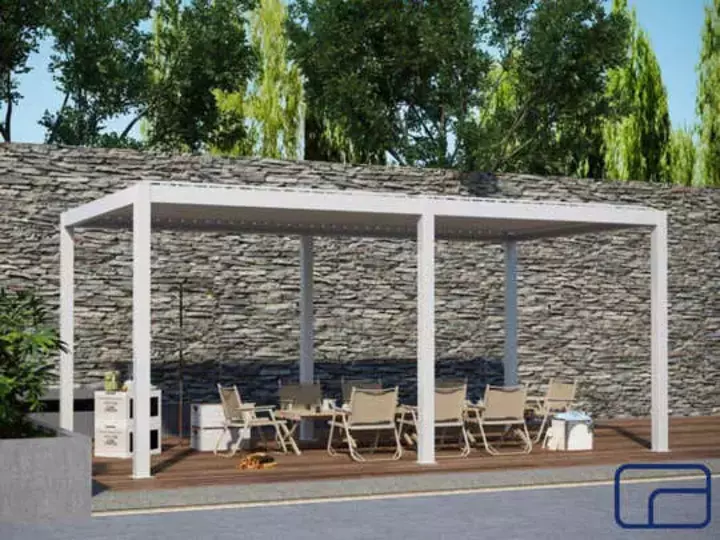 King Pergola Gazebo Electric 3x5m