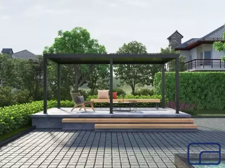 King Pergola Gazebo 3x6m