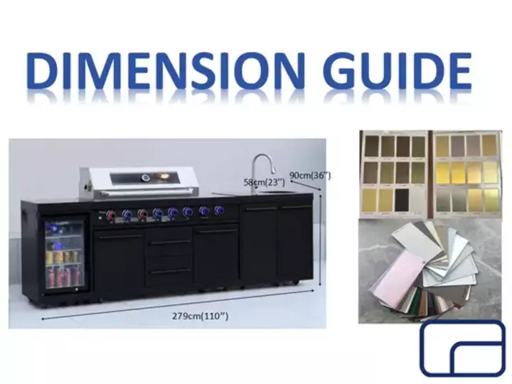 All-in-One Premium Outdoor Kitchen With Fridge