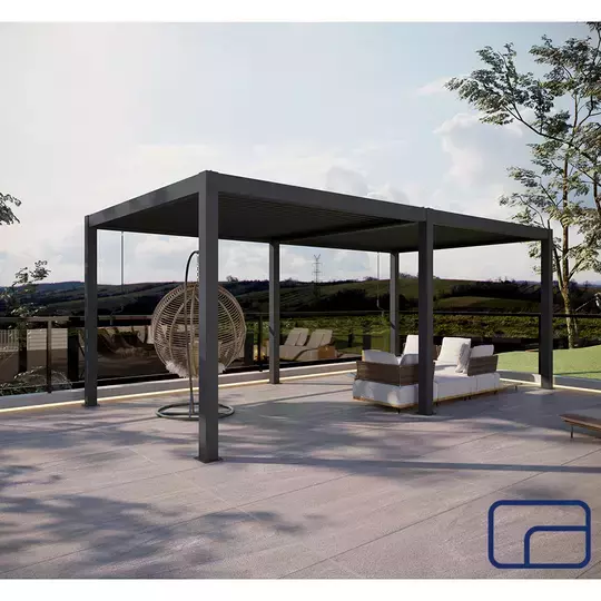 King Pergola Gazebo 3x8m